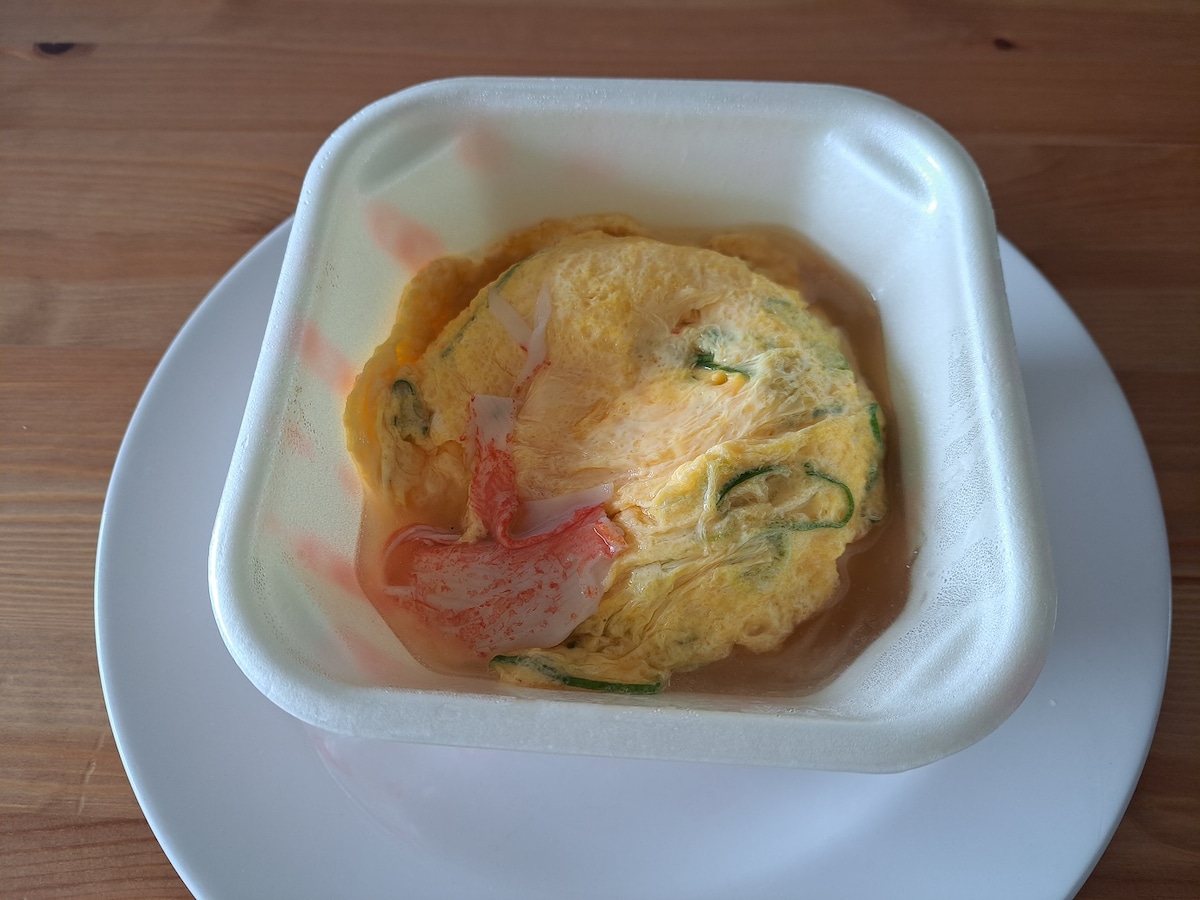 餃子の王将のテイクアウトの「天津飯」は卵トロトロ！
