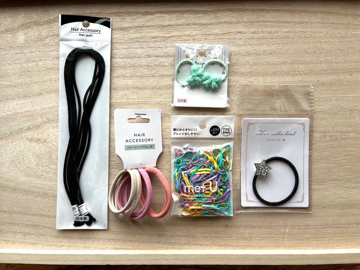 キャンドゥのヘアゴムは種類豊富でお得に買える
