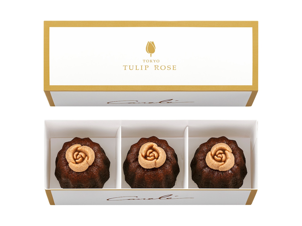TOKYOチューリップローズ そごう横浜店「チューリップローズ カヌレ」（3個入、税込1188円）