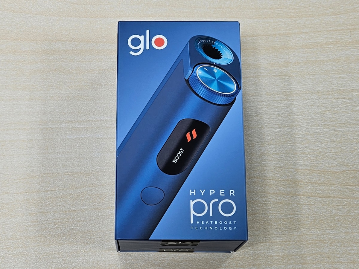 「glo hyper pro」のパッケージ