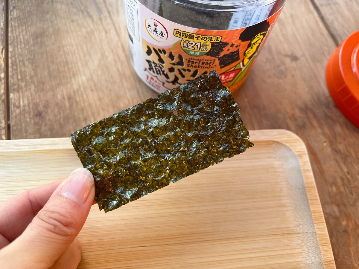 ドン・キホーテの「バリバリ職人 和風だし味」は塩味が強い印象