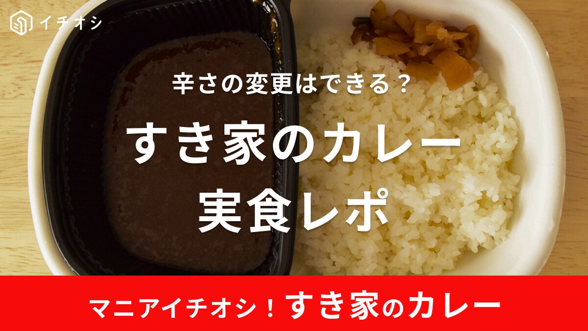 すき家はカレーメニューも豊富！美味しい？まずい？持ち帰りオーダーで実食検証してみた