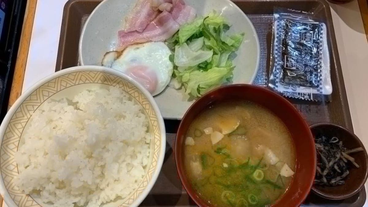 すき家　モーニング