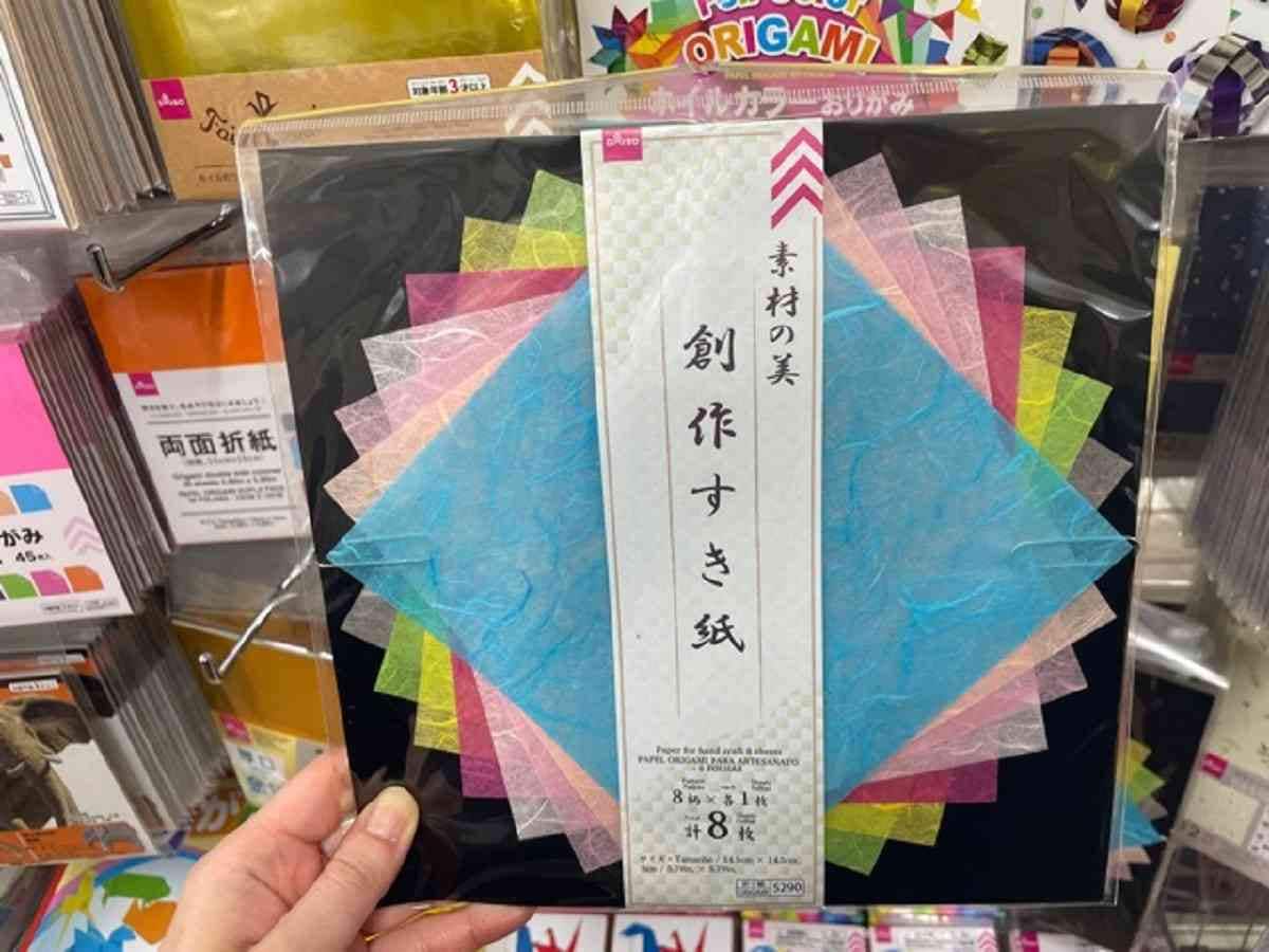 ダイソー　和紙