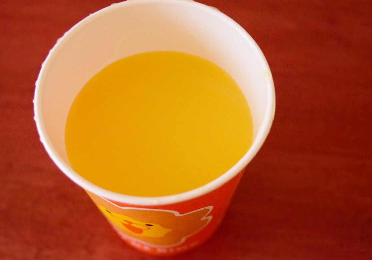 キッズドリンクは小さめですが、物足りなさはありません。