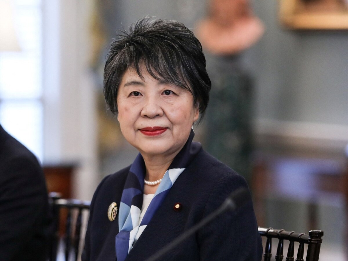 上川陽子外相（写真：ロイター/アフロ）