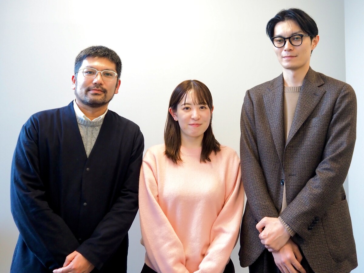 3人の開発スタッフ