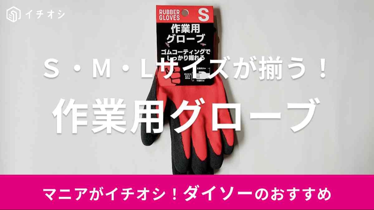 ダイソー作業用グローブ
