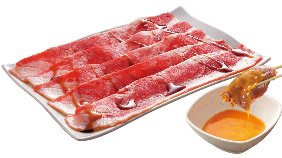 焼肉きんぐの「炙りすき焼カルビ」も引き続き五大名物に！