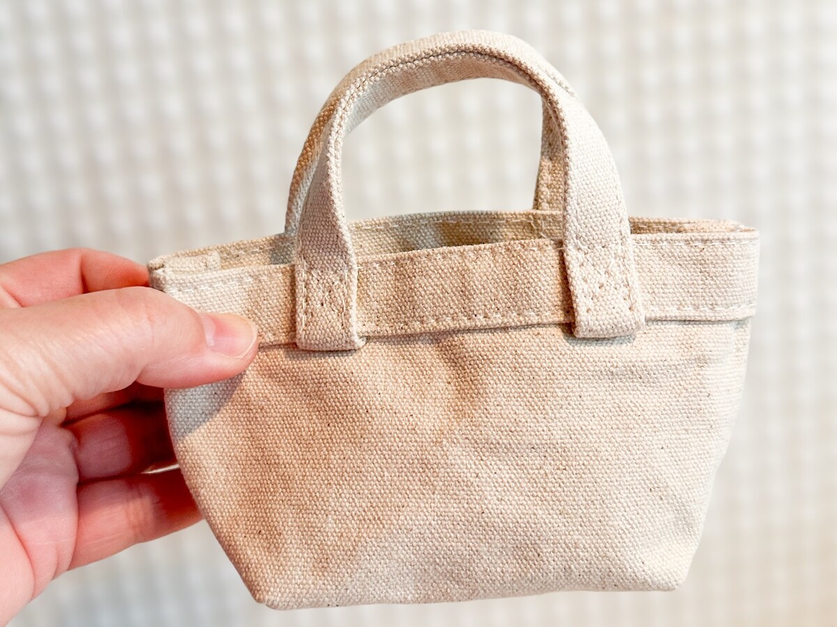 無印良品「ミニ　帆布　トートバッグ」