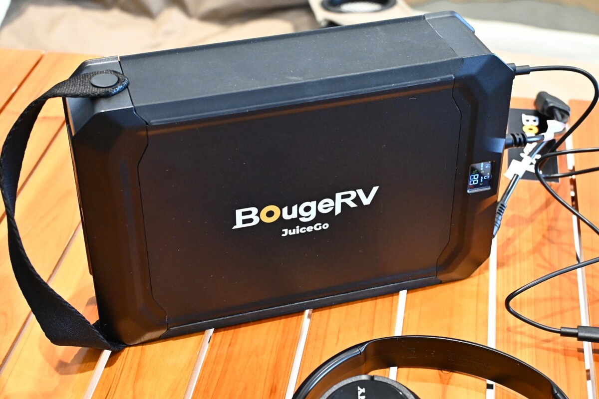 BougeRV JuiceGo（写真はBougeRV JuiceGo発表会にて）