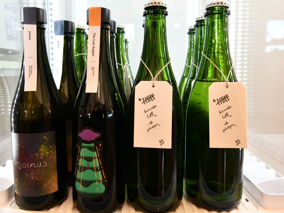 右側2列の「＃ffffff」のタグがhaccobaで醸造する新ジャンルのお酒です