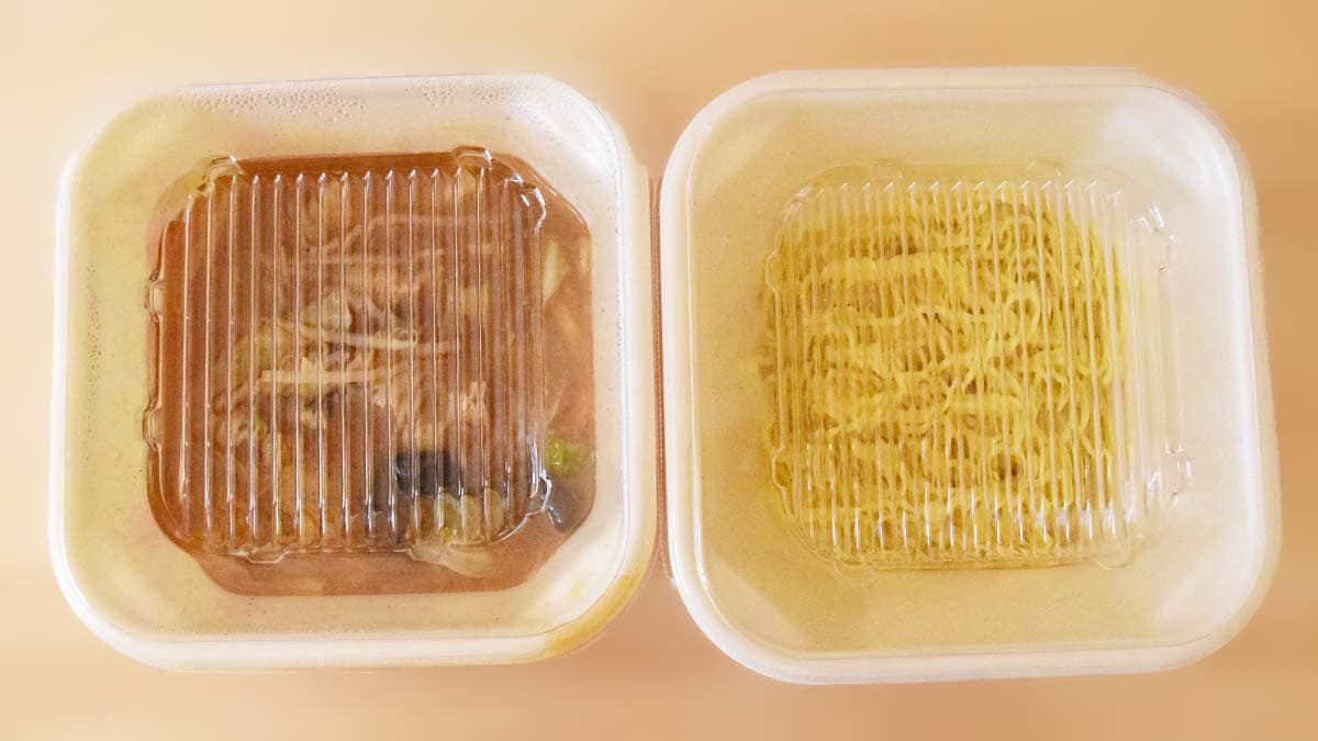 餃子の王将フェア「被災地復興応援メニュー 野菜煮込みラーメン（東日本エリア）」を持ち帰り実食