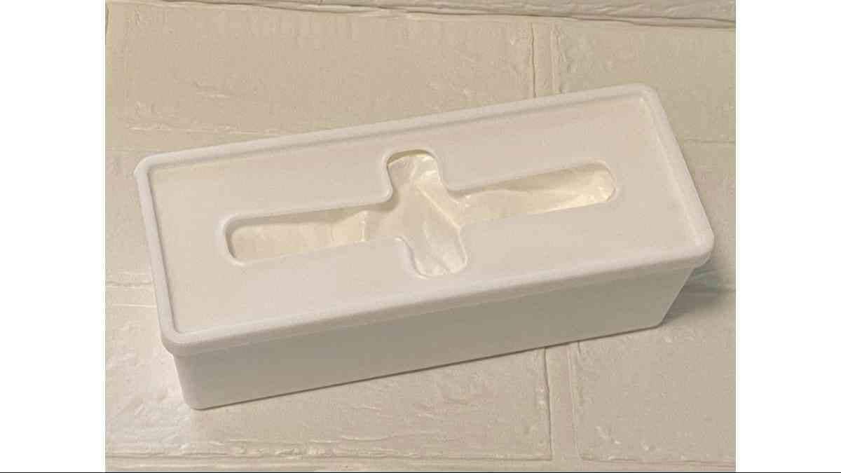 セリアの「プルアウトボックス ロング」にビニール袋を収納