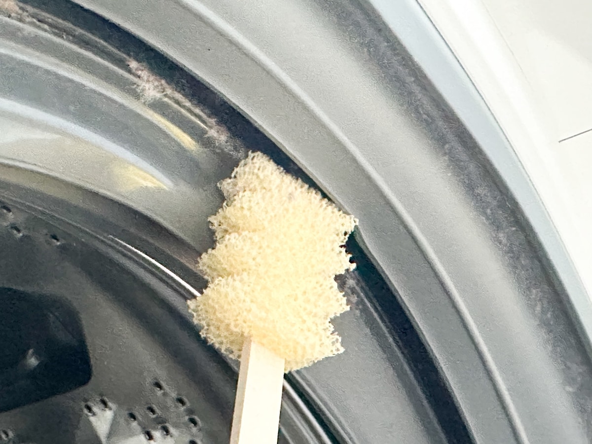 ドラム式洗濯機のパッキン汚れ