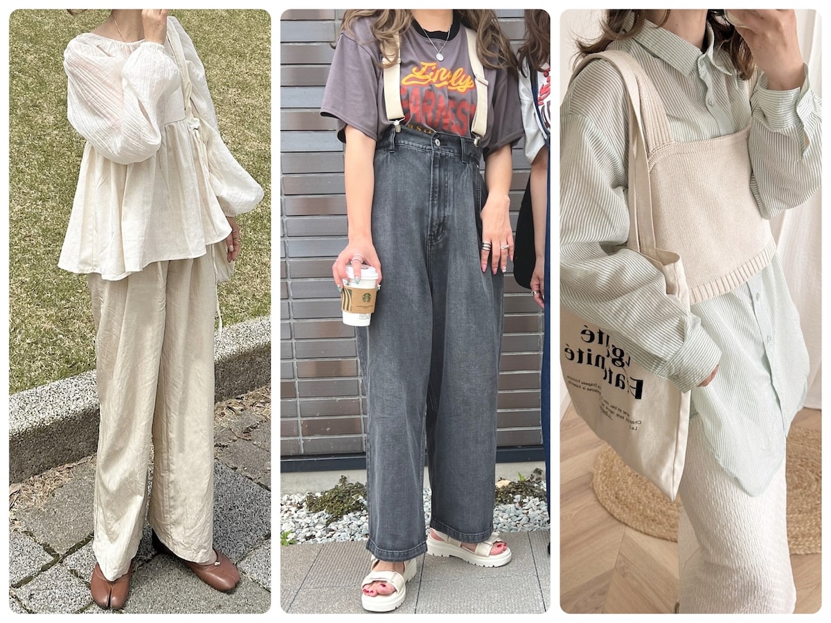 しまむらのトレンドトップスでつくる大人の旬コーデ