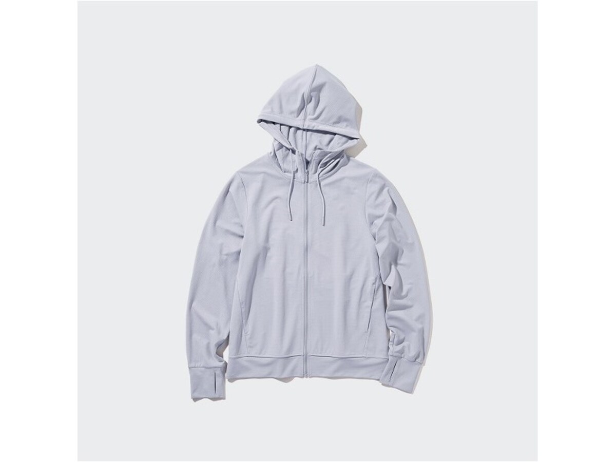 ユニクロ エアリズムUVカットメッシュパーカ 2990円(税込)