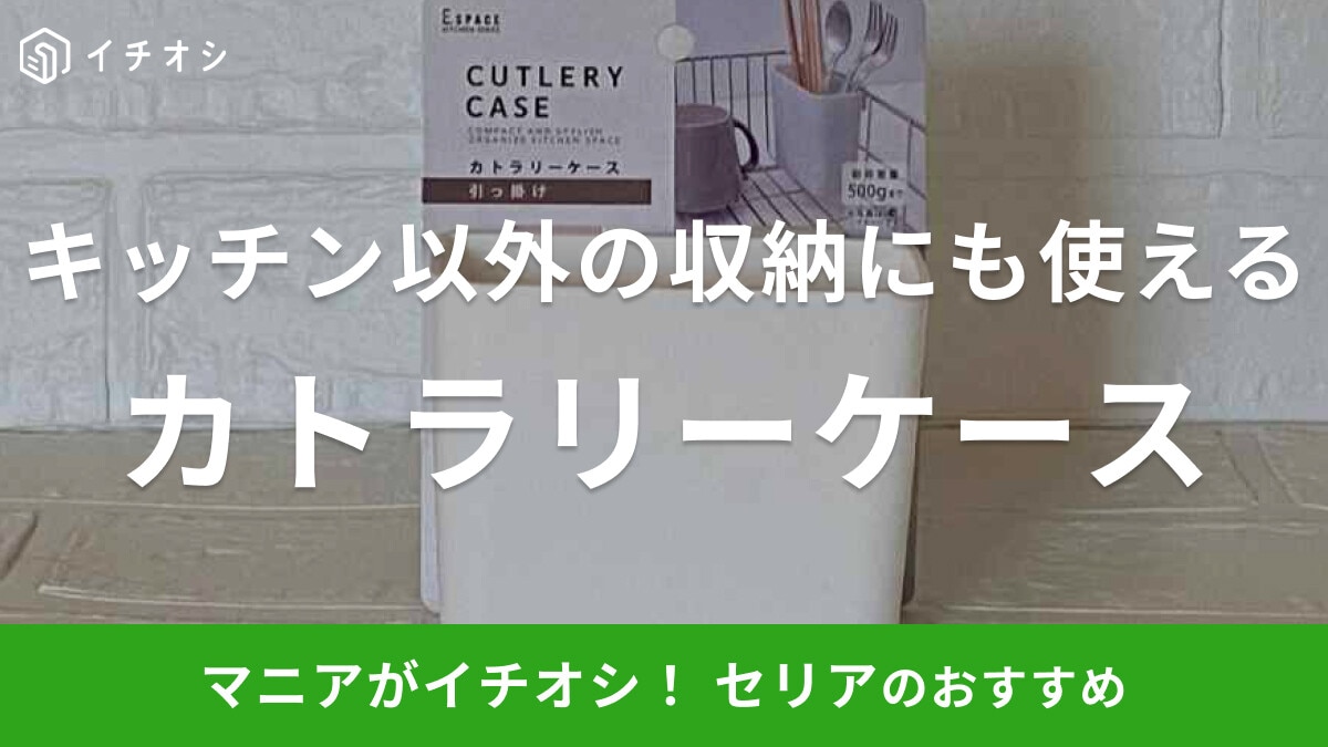 セリアの「カトラリーケース」はアイデア次第で使い方自由自在！キッチン・リビングの小物収納に◎