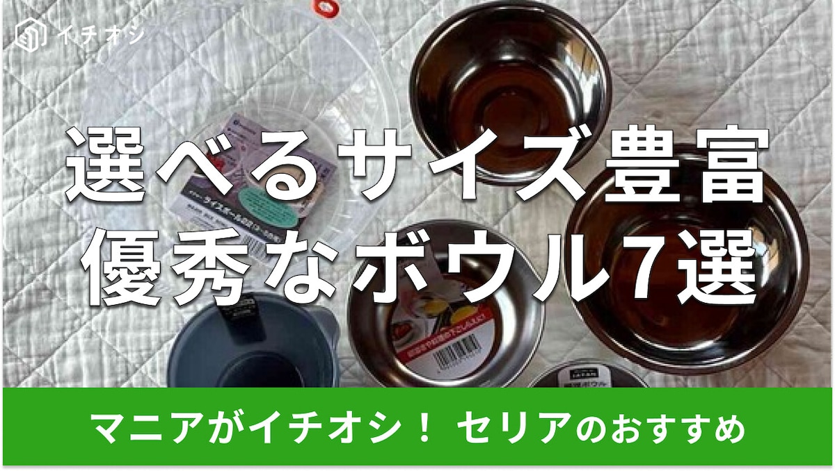 100均セリアのボウルおすすめ7選！ステンレス製、電子レンジOK、アウトドアも◎