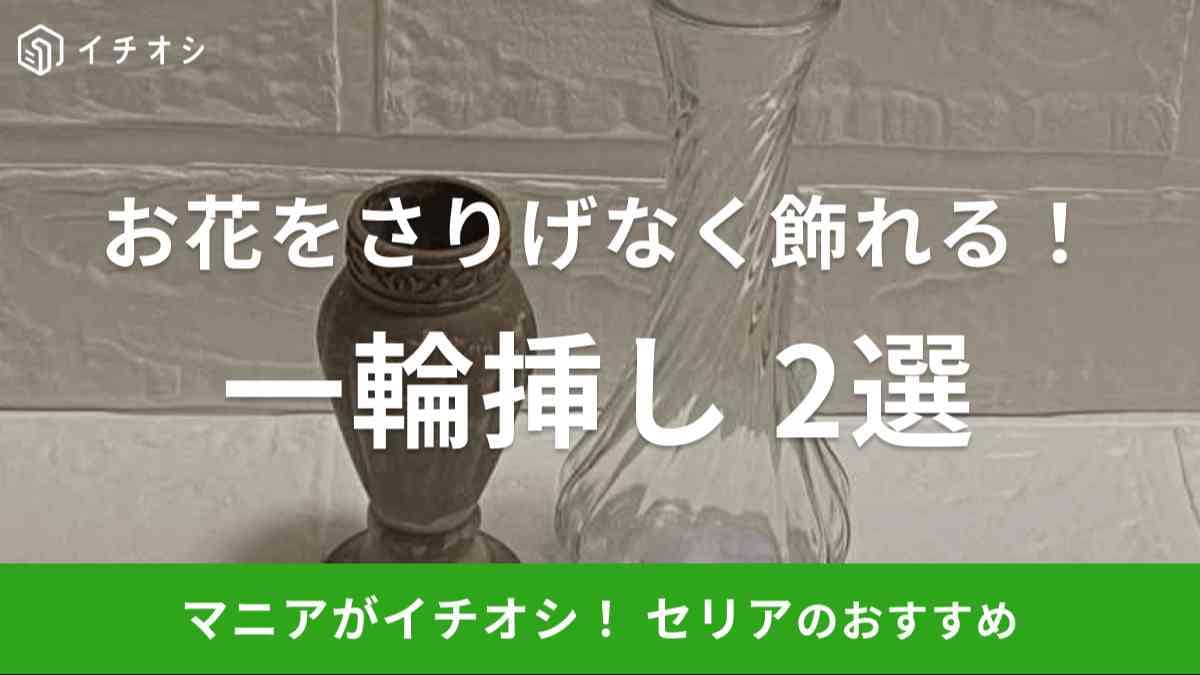 セリアで買えるおすすめの一輪挿しを紹介