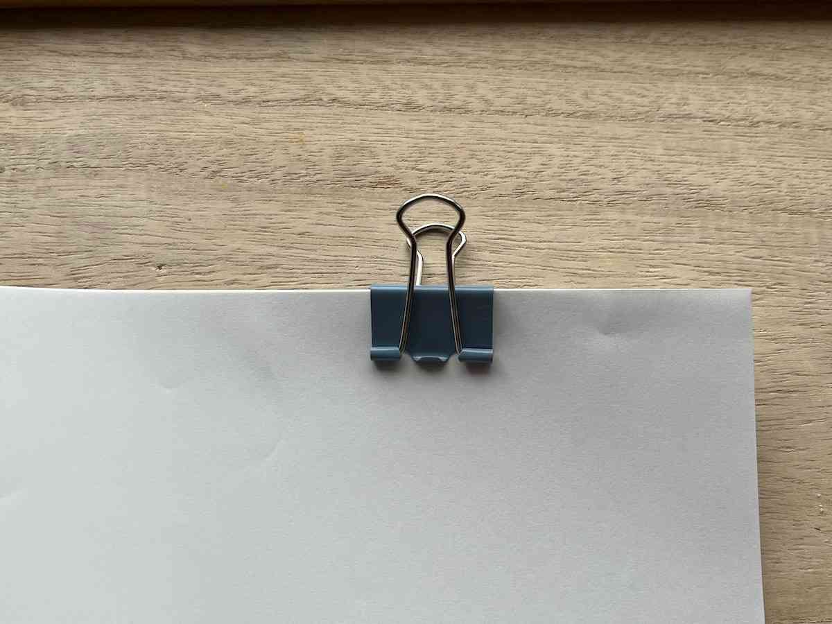 くすみカラーのセリアの「ダブルクリップ」