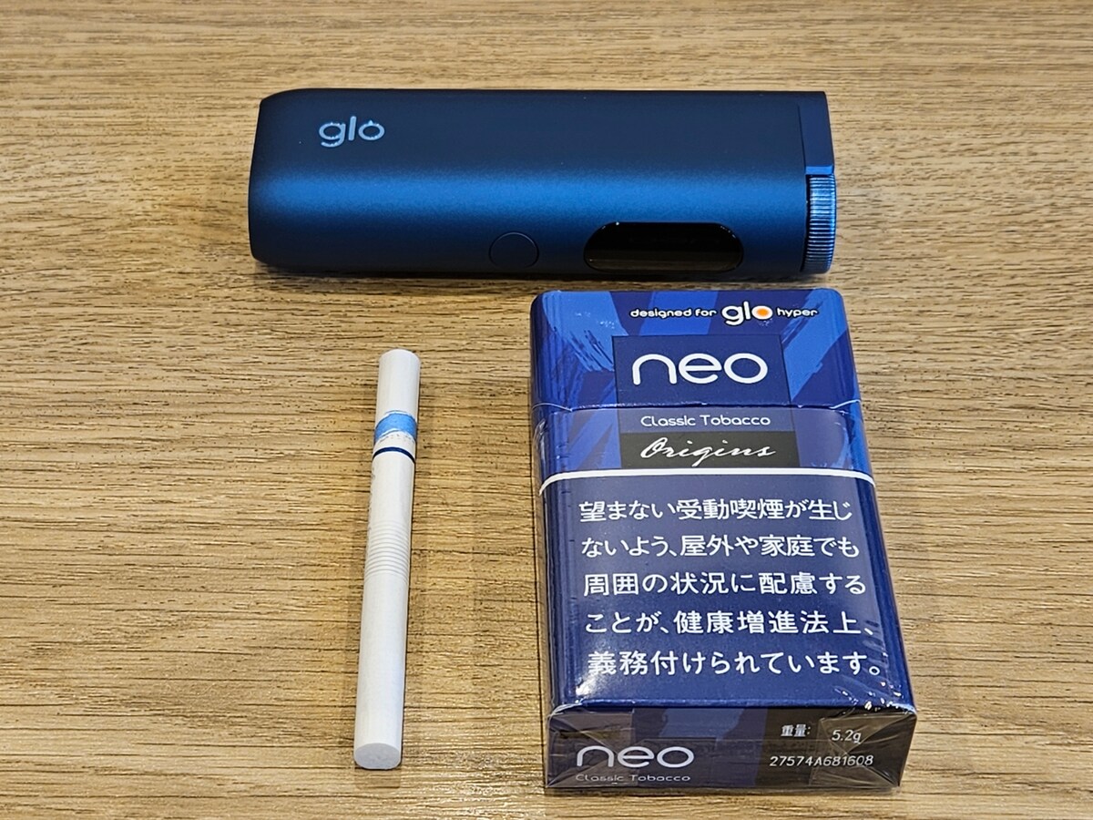 gloデバイスと「ネオ・クラシック・タバコ・glo hyper用」