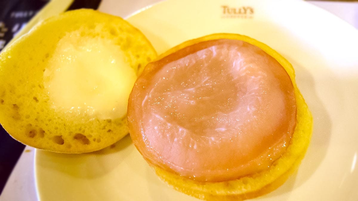 香ばしいイングリッシュマフィン。
