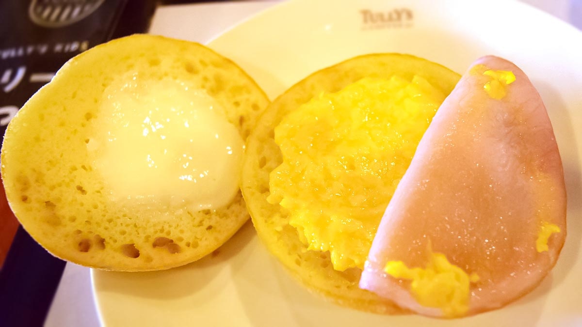 とろりとしたスクランブルエッグがまろやか。