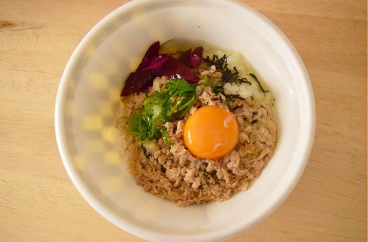 旨だしとりそぼろ丼