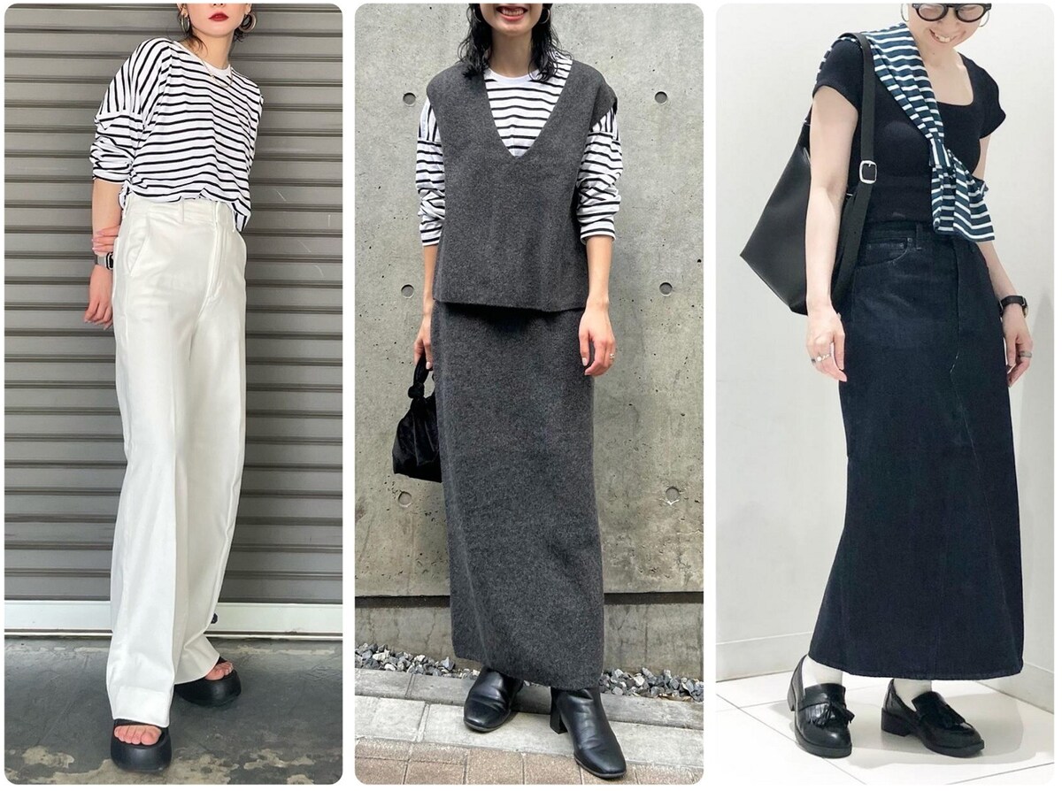 定番のボーダーTシャツ、大人が今っぽく着こなすには？