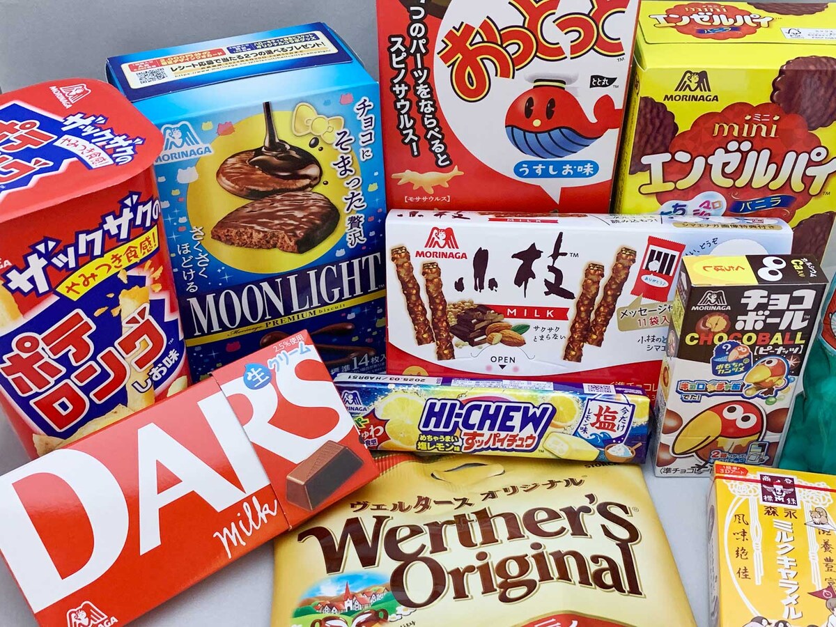 森永製菓のお菓子のいろいろ
