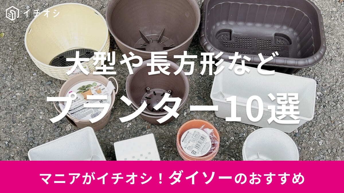 【100均】ダイソーのプランターおすすめ10選！大きい・長方形・正方形・おしゃれ鉢など