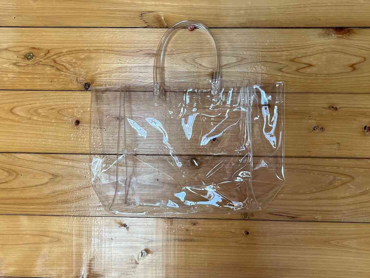 ダイソーの「クリアビニールバッグ」