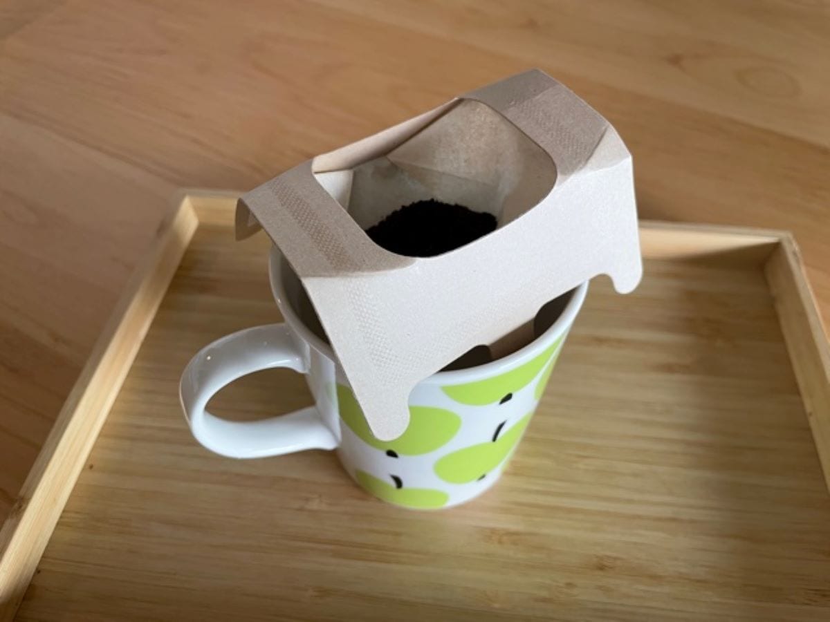 セリアの「コーヒードリッパー 1杯用」の使用方法
