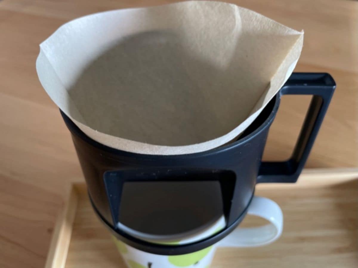 セリアの「コーヒードリッパー」はドリップの量を確認できるのが便利