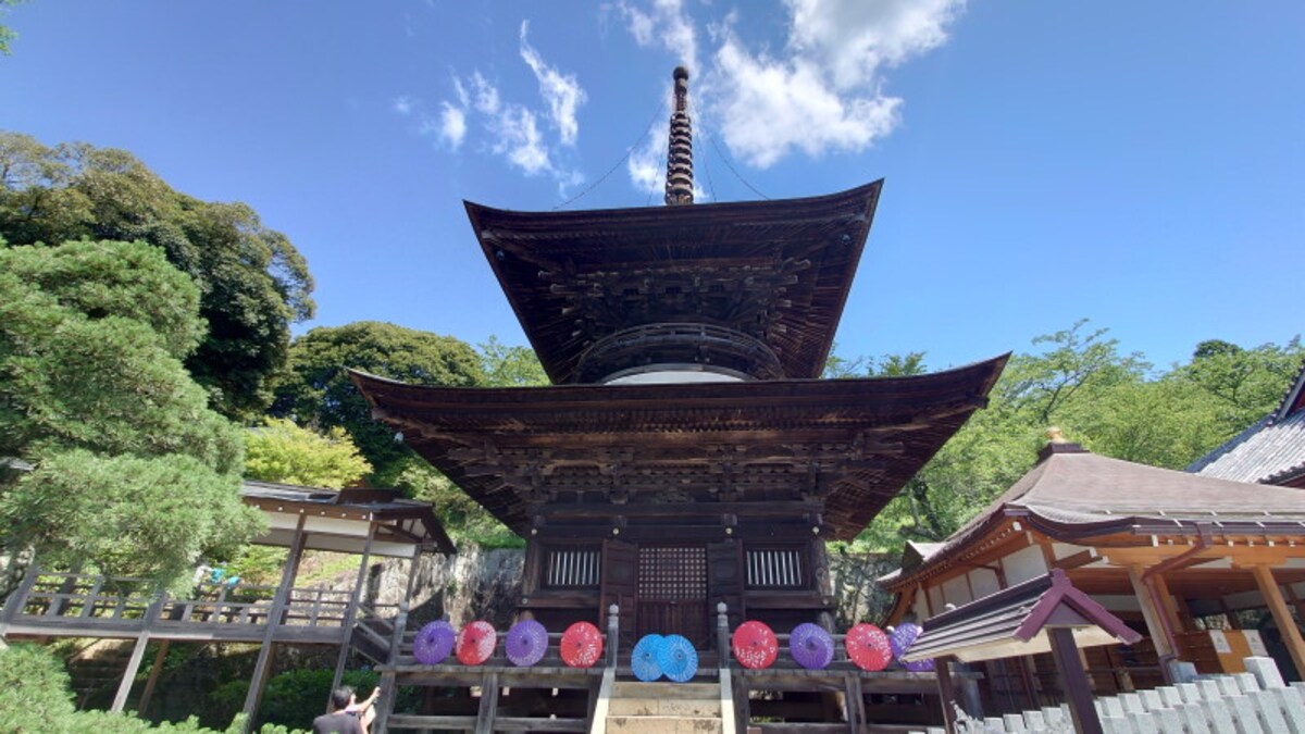 雨引観音(13)/多宝塔と聖見堂
