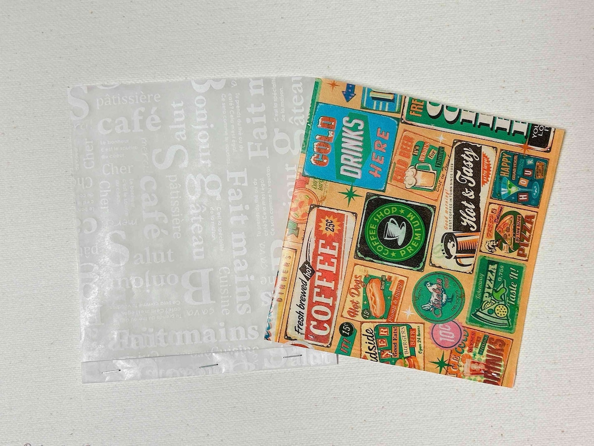ワックスペーパーのデザインによって異なる雰囲気を楽しめるのも◎