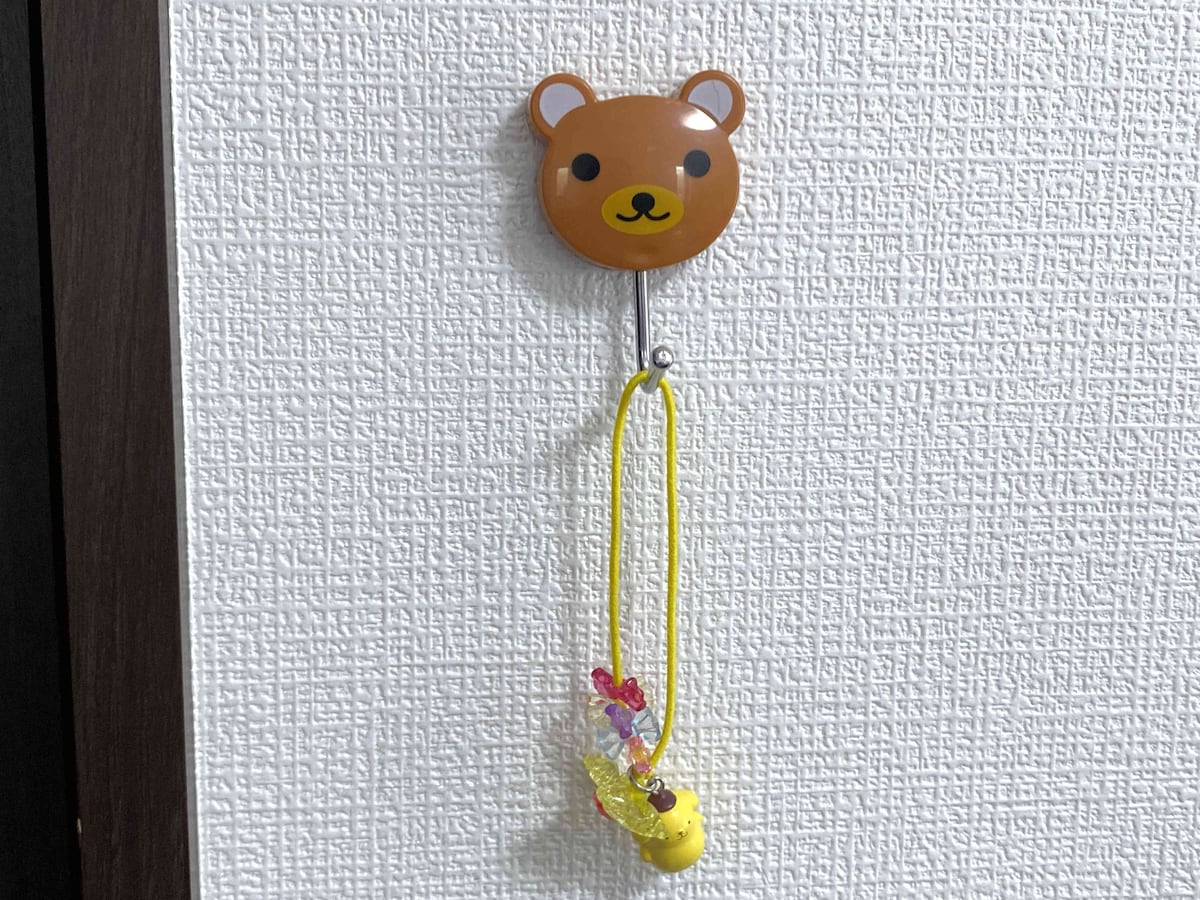 5.マグネットフックを付けて完成！