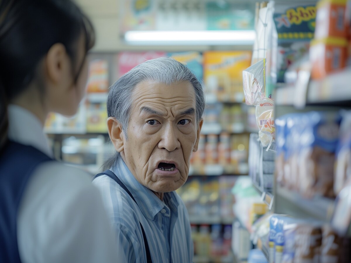 カスタマーハラスメント（カスハラ）をする人のイメージ