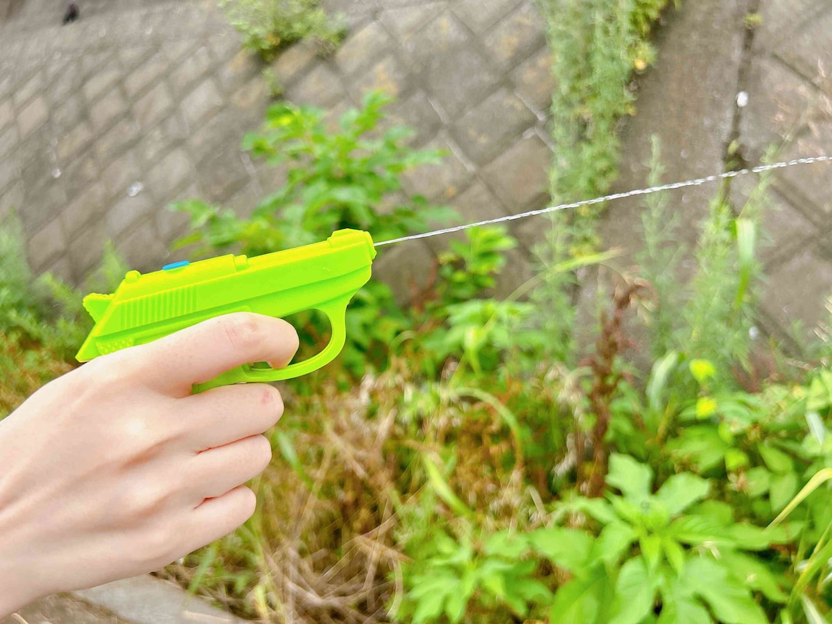 小型サイズでもしっかり噴射できる
