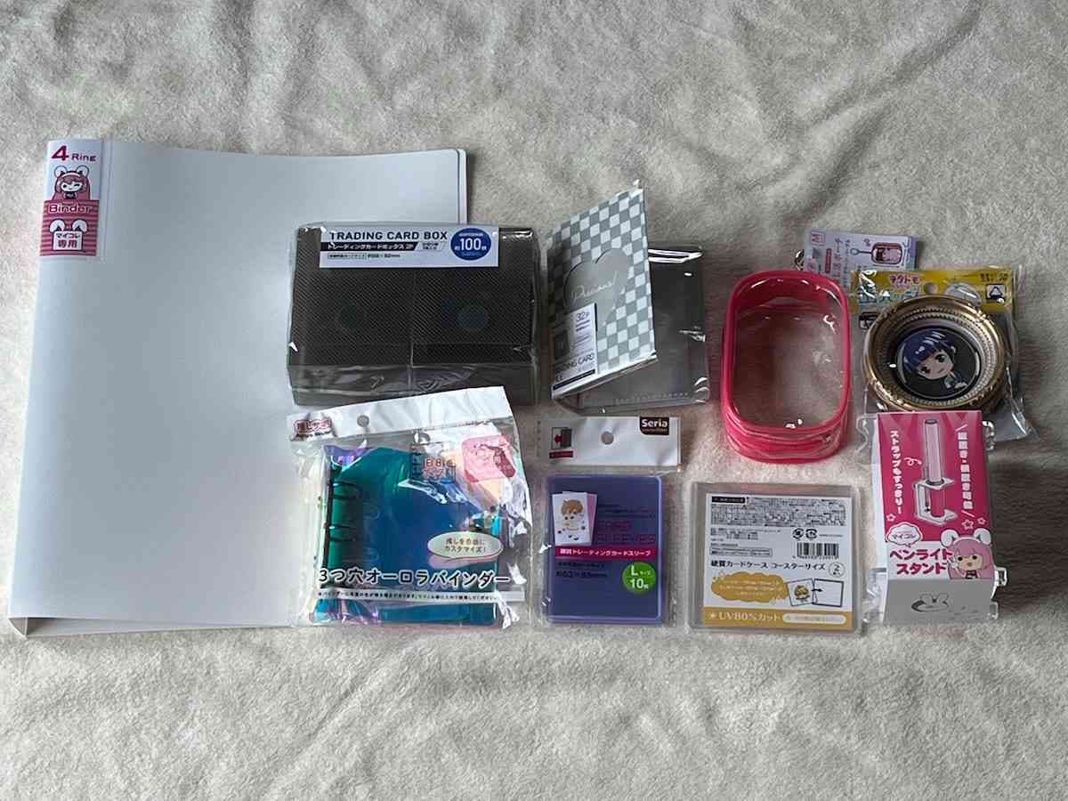セリアの「推し活グッズ収納」は110円（税込）で各オタクへの応援が素敵