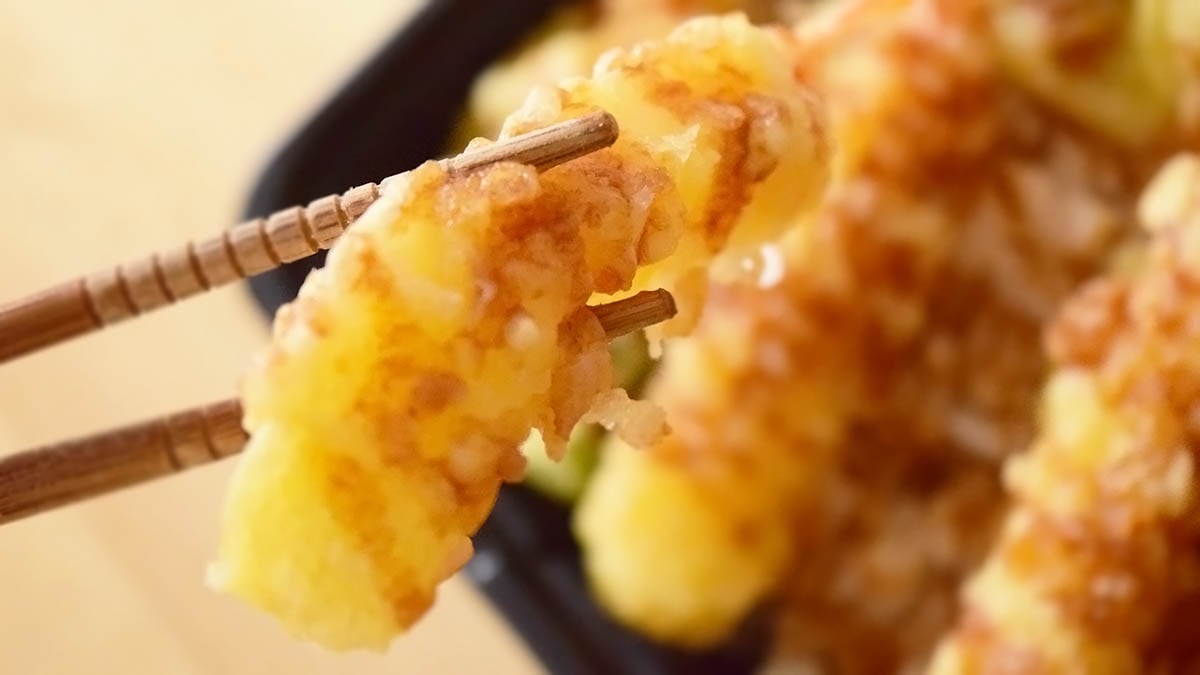 小海老天のぷりぷり感やさつまいものホクホク感などといった食感もすばらしい。