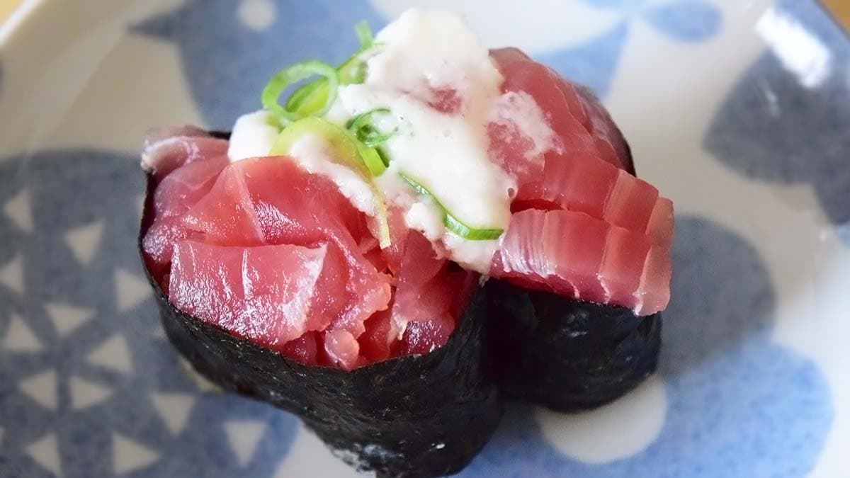 スシロー「まぐろ山かけ」