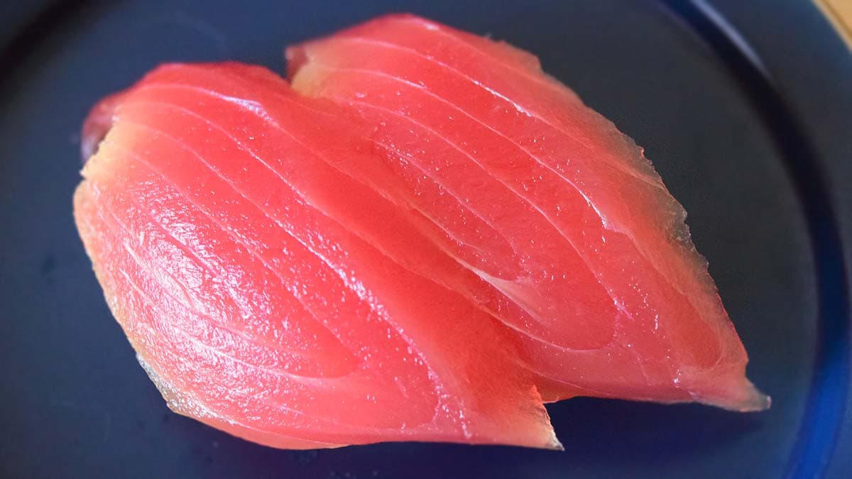 スシロー「厳選 天然めばち鮪」