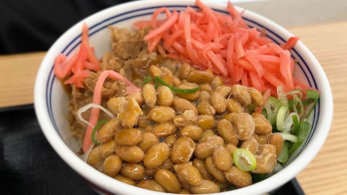 今回は納豆を選択。納豆は市販されているパックと同程度の分量です。