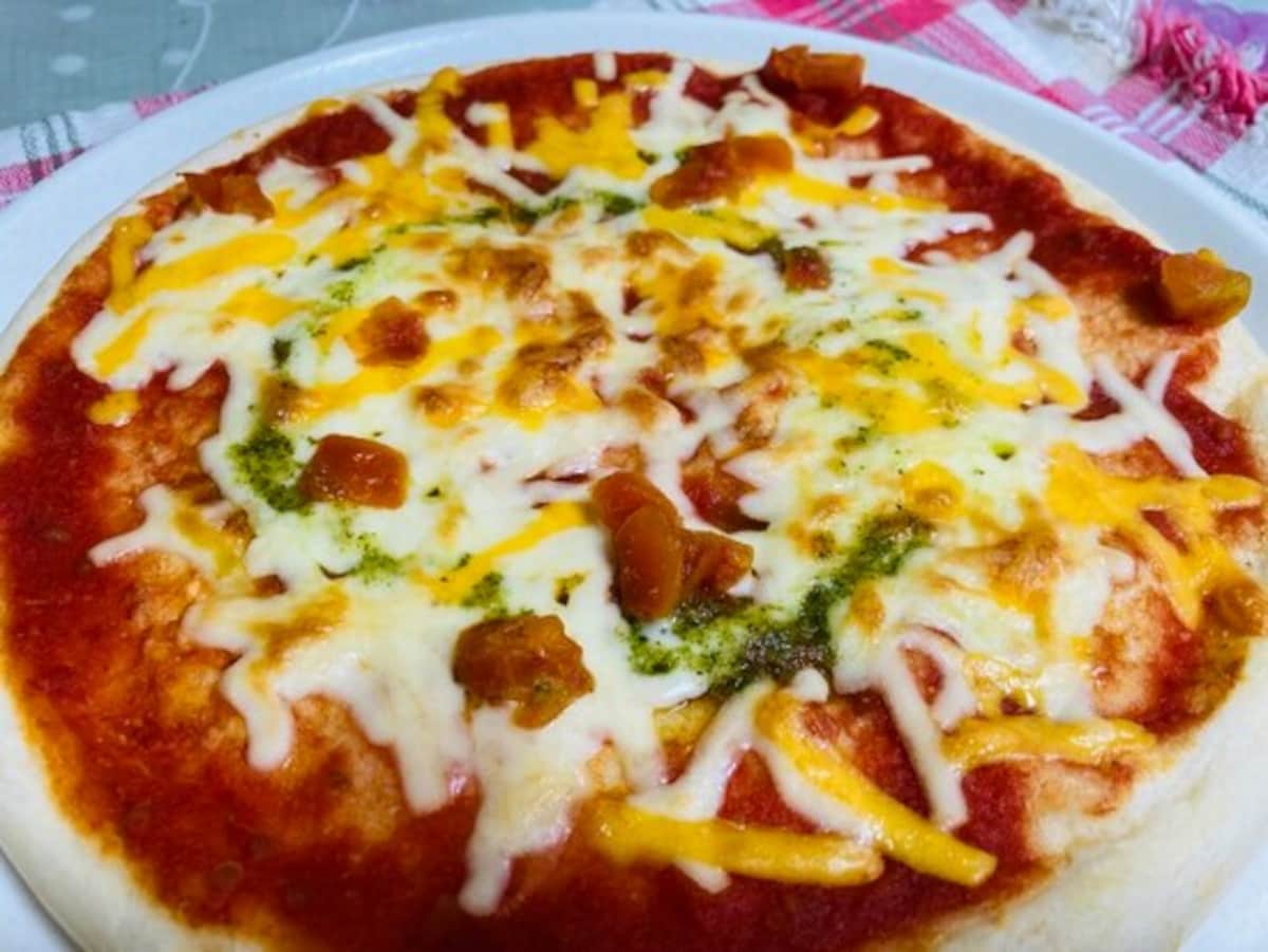 ドンキの冷凍「いいとこどりマルゲリータピザ」