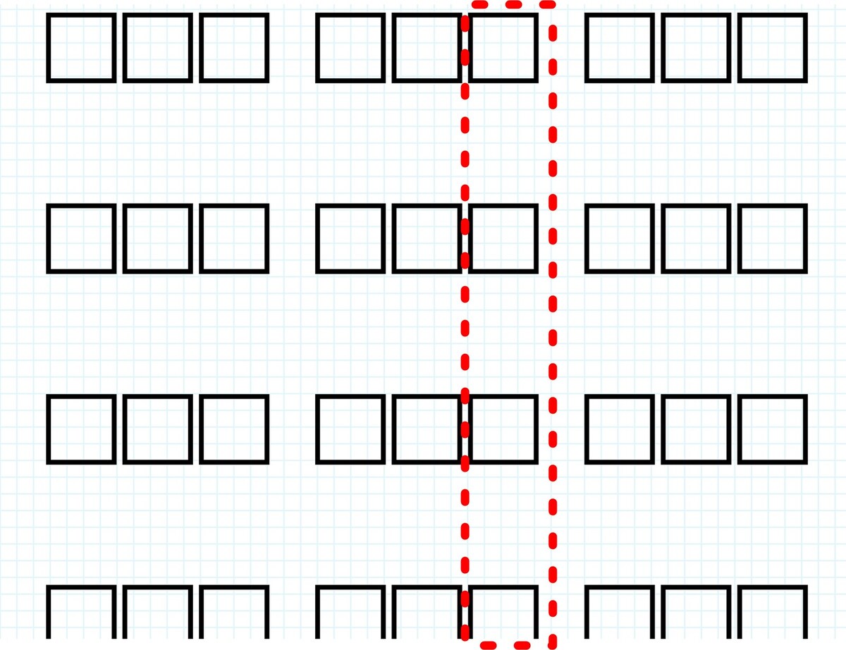 長距離路線の場合、中央ブロックの右通路側がおすすめ