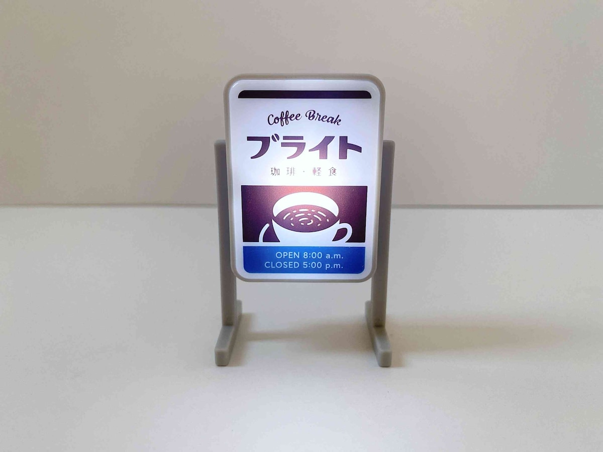 電池を入れることでぽわっと光る