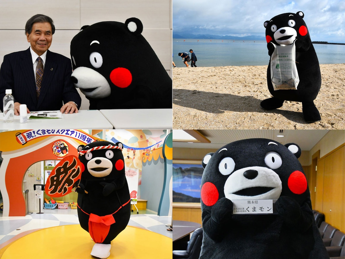 7月のくまモン、何していたの？ ©2010熊本県くまモン