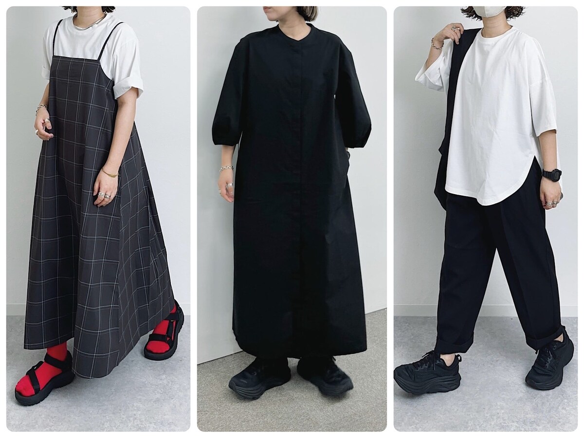 「無印良品」のモノトーンアイテムで楽しむシンプルコーデ